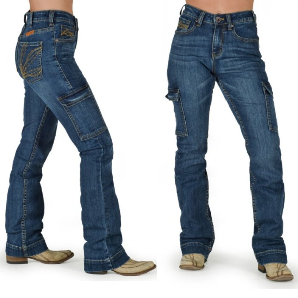 COWGIRL TUFF jeans bootcut - 32" x 33" (3 pairs available)